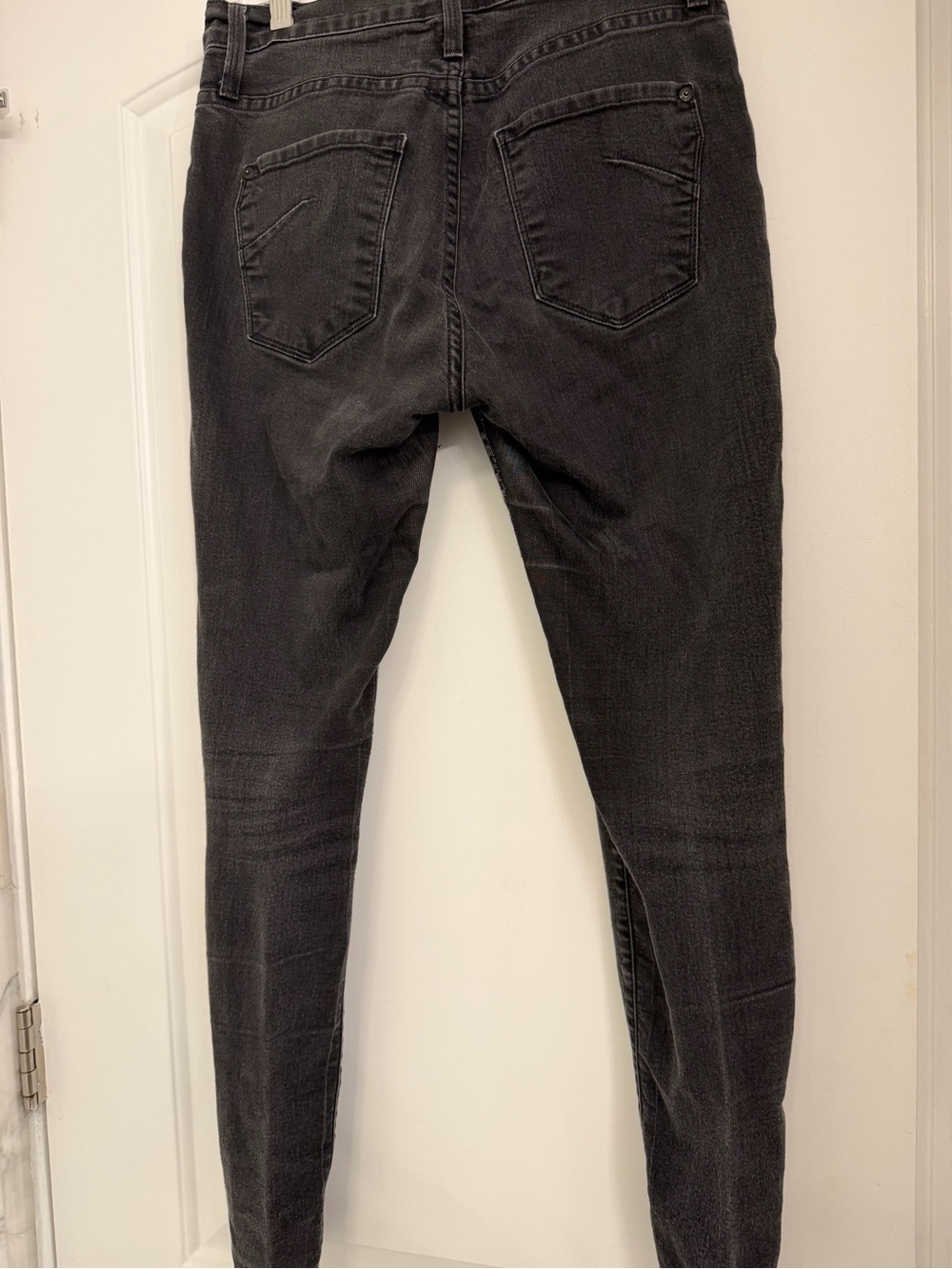James Jeans Black-Grey High-Rise Skinny Jeans 28